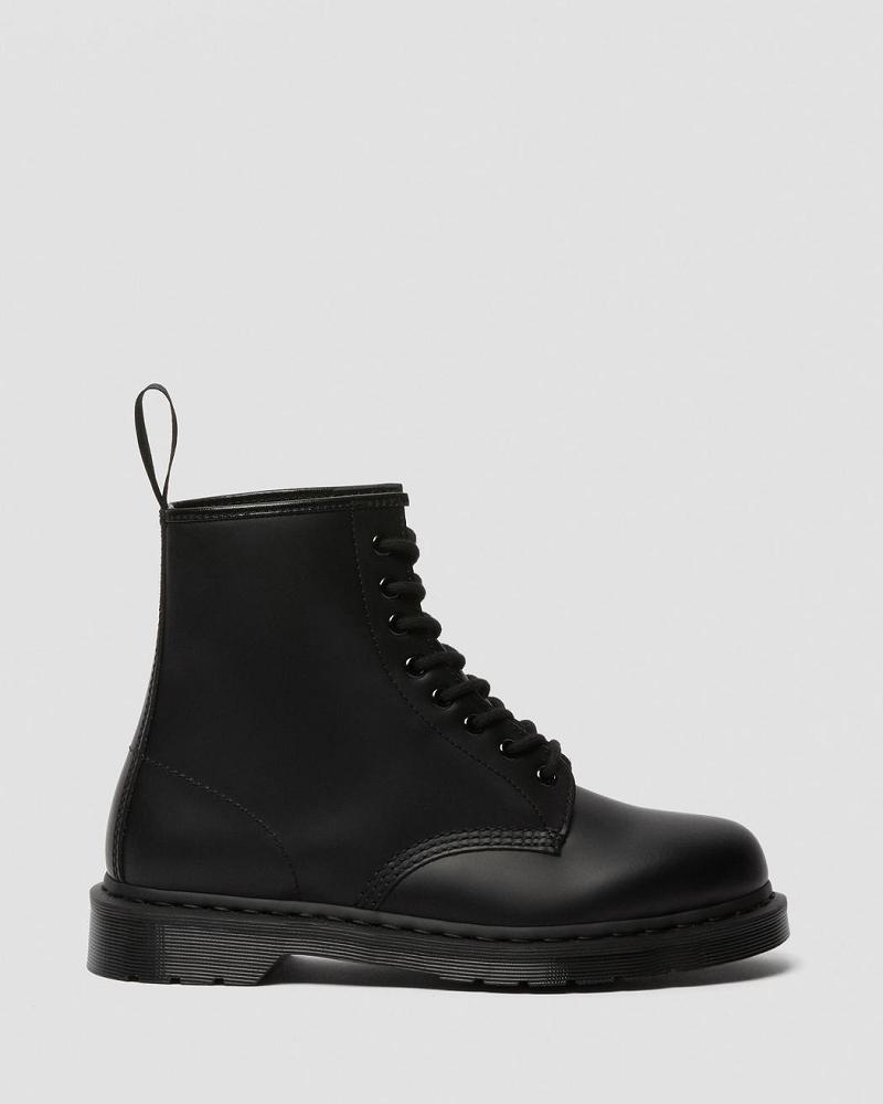 Dr Martens 1460 Mono Smooth Læder Snørestøvler Dame Sort | DK 172VRW